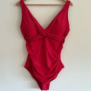Sea Level Australia Red One Piece Swimsuit